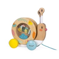 Hudobná hračka ťahanie slimáka s činely