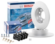 BOSCH ZADNÉ DISKY A DESTIČKY PRE AUDI A3 8P1 8PA