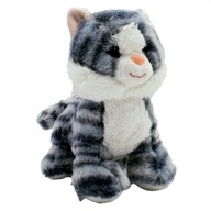 Maskot mačky Kacper so zvukom, tabby 23 cm