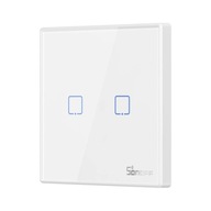 Sonoff T2EU2C-RF Dual Channel Touch Light Switch Wi-Fi diaľkové ovládanie 433MHz