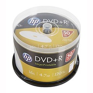 HP DVD+R 4,7GB 16x 12cm na archiváciu x50 ks.