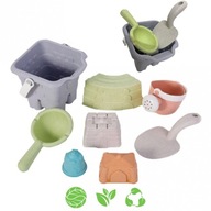 WOOPIE GREEN Sand Bucket Tower Set 8 ks