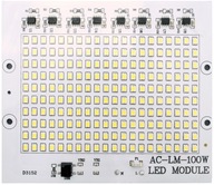 LED MODUL 100W 9500lm BIELA ​​130x112 dióda na 230V