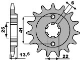 Pbr Predné ozubené koleso 15 Honda Xl 600V Transalp 525