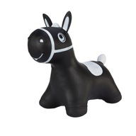 Gumový svetrík Tootiny Hoppimals pre deti s pumpičkou, HORSE, čierny