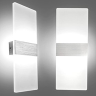 NÁSTENNÉ SVIETIDLO Moderné svietidlo 12W LED ACRYLIC x 2