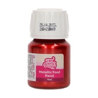 Fun Cakes metalická ČERVENÁ farba 30ml