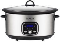 SLOW COOKER Keramický hrniec s PROGRAMÁTOROM SlowCooker TRANSA 6,5L 320W