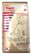 TropiDog Super Premium Junior L 15kg Turecko, Losos