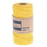 Macrame bavlnená šnúra 5 mm skrútená bavlna 100