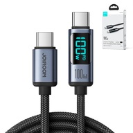 JOYROOM SILNÝ USB C/USB C KÁBEL 100W PD LED DISPLEJ ÚDAJE NABÍJANIA