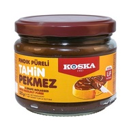 Krém z tahini, hroznovej melasy a lieskových orieškov 320g Koska