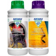 Sada starostlivosti o odev Nikwax Tech Wash a TX Direct 2x1 l