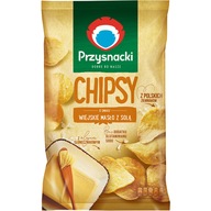 9x 135g PrzySNACKI Chipsy, maslo, soľ, KRAB