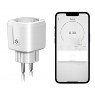 Smart Plug Zásuvka wattmetra pre PV 250V 20A 4400W EU WIFI TUYA