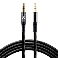 Univerzálny audio kábel AUX-2 x Jack 3,5 mm - 1m