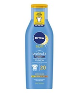 NIVEA INTENZÍVNE MLIEKO NA OPAĽOVANIE SPF 20 SUN (OCHRANNÉ + BRONZOVÉ MLIEKO) 200 ml