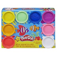 HASBRO PLAY-DOH CASTRY 8 TUB RAINBOW E5062