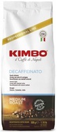 Kimbo Decaffeinato 500 kávových zŕn bez kofeínu