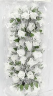 x60 Penové kvety na drôte s tylom 1,5 mm, 6 kruhov.