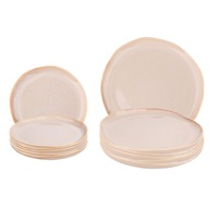 SET BOHO PORCELÁNOVÝCH TANIER 6 osôb, 12 kusov SET