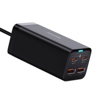 Baseus GaN3 Pro 2xUSB-C + 2xUSB nástenná nabíjačka, 100W (čierna)