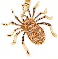 KEY CHAIN ​​​​Kľúčenka Spider Zlaté zirkóny