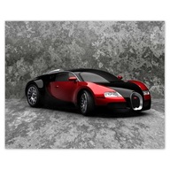 Plagáty 50x40 Bugatti Veyron Red