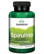 SWANSON Spirulina 100% bio 500 mg 180 tabliet.