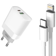 RÝCHLA nástenná nabíjačka USB-C Lightning PD