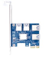 Riser PCI-E 1x až 4x USB 3.0 adaptér pre bagre