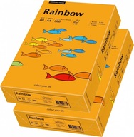 Rainbow A4 kopírovací papier 80g 500 listov oranžový x2