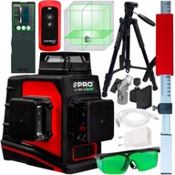 LEVEL PRO Laserový 3D ZELENÝ DETEKTOR STOJÍVKA LK360