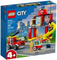 LEGO City 60375 Hasičská stanica a hasičské auto