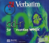 Verbatim CD-R Audio Music 10ks LOGO