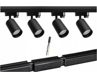 3-fázové reflektory s pripojením v strede koľajnice