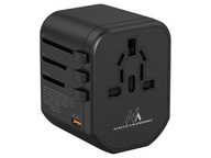 Maclean cestovný adaptér, USB napájanie, 2xUSB 2,4A + USB-C PD 20W