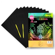 RAINBOW Scratch Board A4 WZ-4 (10 LISTOV) MULTICOL