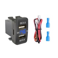 Rýchla nabíjačka do auta 36W QC3.0 Dual P