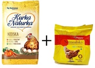 Kurka Naturka KRMIVO PRE KURACIE Crumble 10kg + Nutraminka AQUA ZNÁŠKA 0,5kg