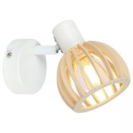 ATARRI NÁSTENNÁ LAMPA 1X25W E14 BIELA+DREV