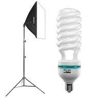 Štúdiový set SOFTBOX ŽIAROVKA 40x40 cm STATÍV