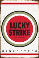 Ozdobné cigarety Lucky Strike s plaketou