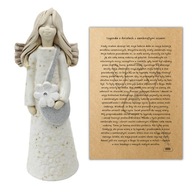 Keramická figúrka anjela strážneho ako darček k narodeninám