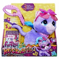 Fur Real Rockalots Purple Kitten chodí na vodítku F6152