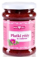 Okvetné lístky ruží v cukre 320 g (POĽSKÁ RUŽA) POĽSKÁ RUŽA