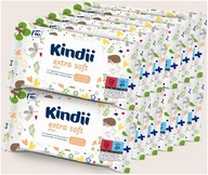 KINDII Extra Soft Aloe vlhčené obrúsky 12x60s