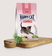 Krmivo Happy Cat Kitten pre mačiatka, hydina, 4 kg, 4 ZADARMO