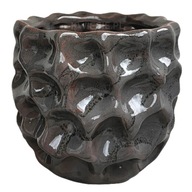 KERAMICKÝ obal Grey Krater kvetináč Ø 12 cm