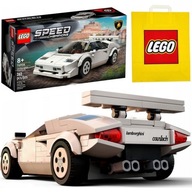 LEGO SPEED CHAMPIONS 76908 Model auta LAMBORGHINI COUNTACH + taška LEGO